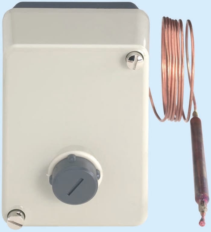 Jumo Capillary Thermostat, +150°C Max, SPST, Manual Reset, Surface Mount
