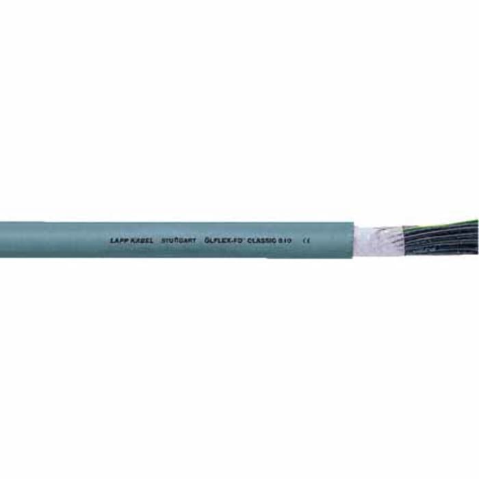 Lapp ÖLFLEX CLASSIC FD 810 Control Cable, 25 Cores, 1.5 mm², Unscreened, 25m, Grey PVC Sheath, 16 AWG