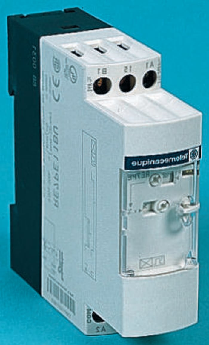 Schneider Electric DIN Rail Mount Time Delay Relay, 110 → 240 V ac, 24V ac/dc, 1-Contact, 0.05 s → 300h,