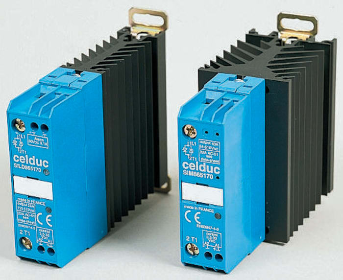 Celduc SILD Series Solid State Relay, 32 A Load, DIN Rail Mount, 510 V rms Load, 32 V dc Control