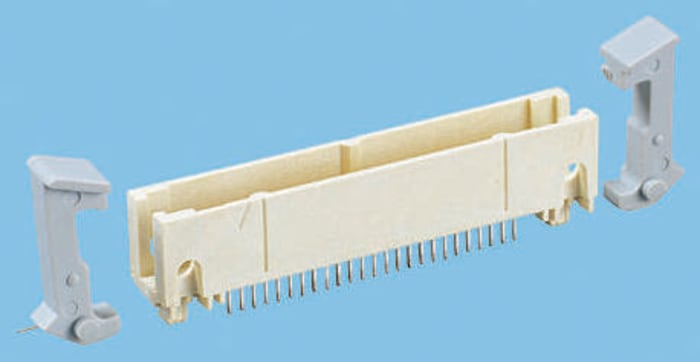 3M 810 Series Straight Through Hole PCB Header, 50 Contact(s), 1.27mm Pitch, 2 Row(s), Shrouded