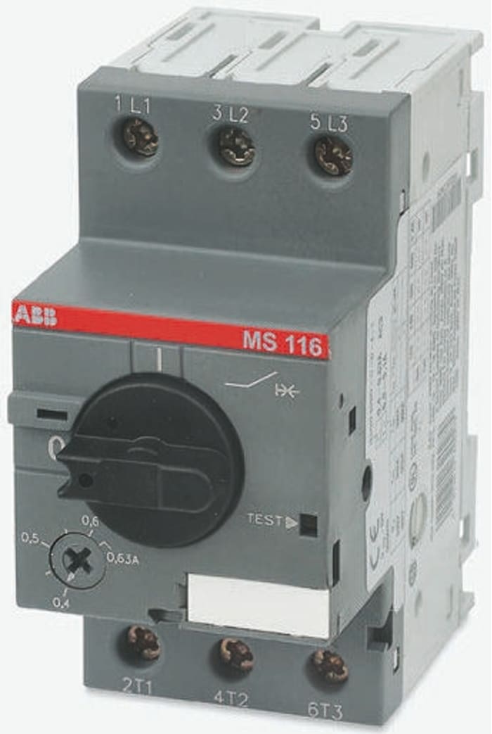 ABB 690 V ac Motor Protection Circuit Breaker - 3P Channels