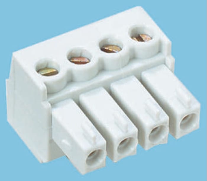 LMI PCB Terminal Block, 6-Contact, 3.81mm Pitch, Cable Mount, 1-Row, Screw Termination