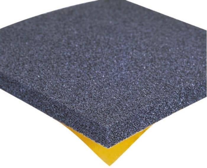 Aislamiento acústico Paulstra Hutchinson de Caucho, 500mm x 500mm x 15mm Adhesivo