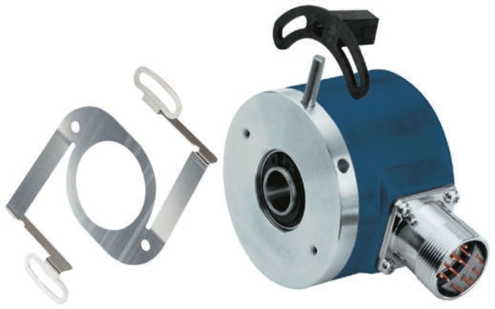 Encoder incremental Baumer serie GI333, 100 impulsos/rev, 6000rpm máx., salida HTL/Push Pull, con Conector M23, 4,75 →