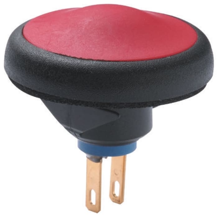 APEM Push Button Switch, Momentary, Panel Mount, 16.2mm Cutout, SPST, 32V ac