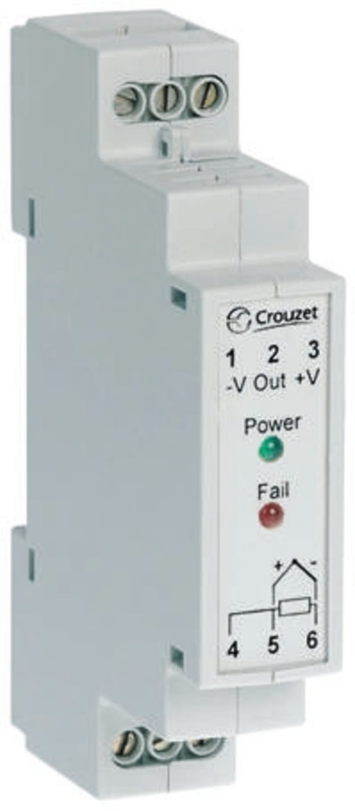 Crouzet Signal Conditioner, RTD Input, Voltage Output, 24V dc Supply
