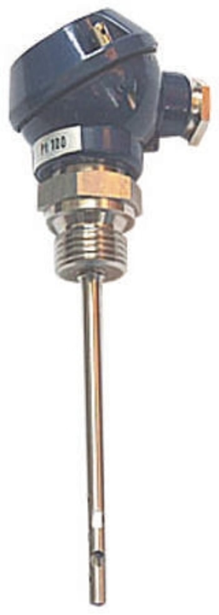 Capteur RTD PT100 Jumo, Ø 6mm, L.100mm, +400°C max, Tête de connexion