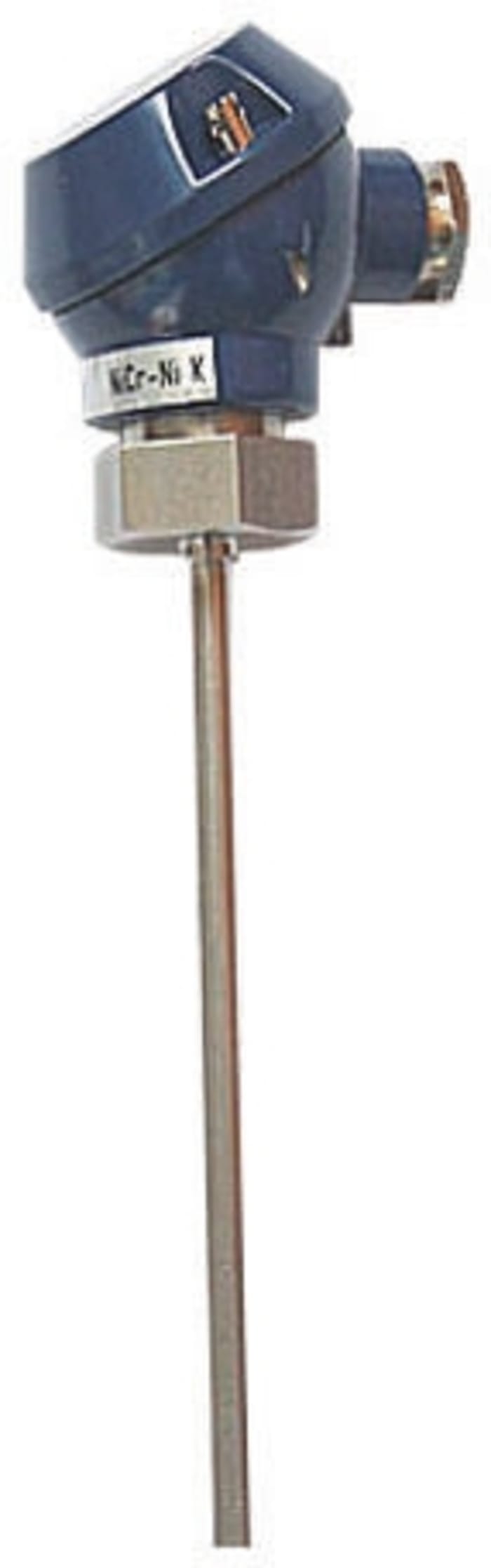 Jumo Type K Thermocouple 1m Length, 6mm Diameter → +1200°C