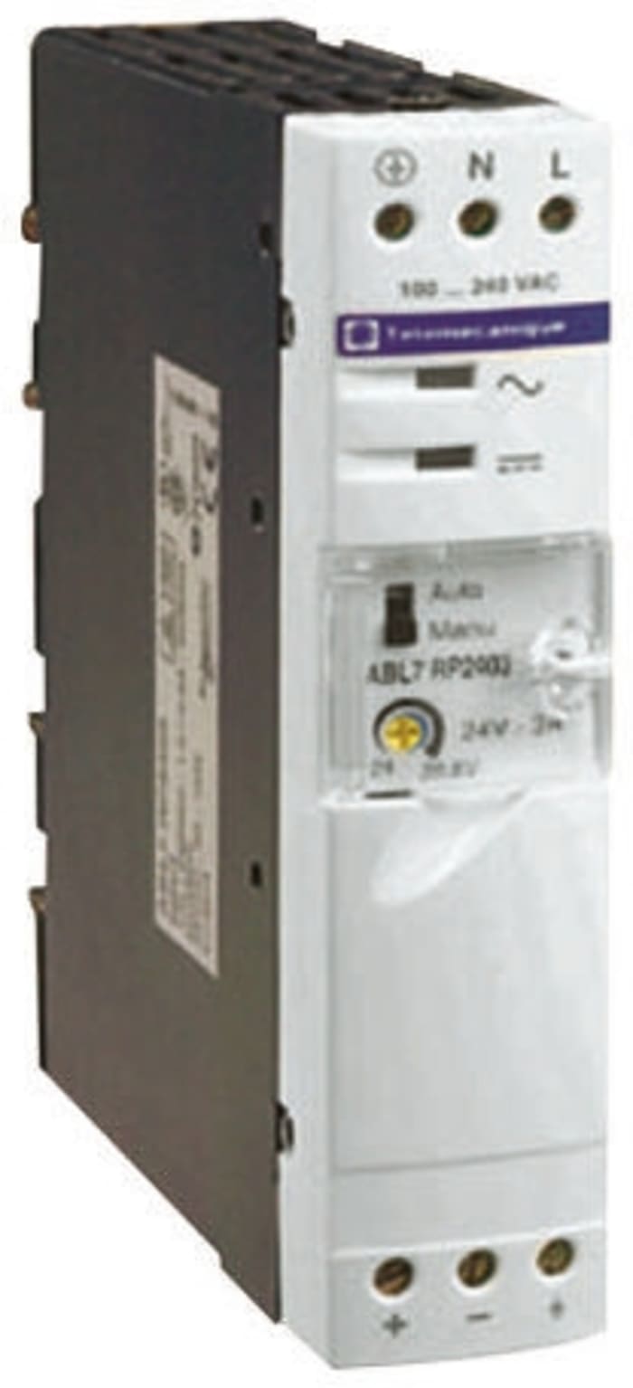Alimentation pour rail DIN Schneider Electric, 100 → 240V c.a.in, 48V c.c.out 3A, 120W