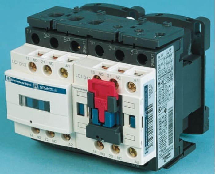 Contacteur Schneider Electric série LC2D, 3 pôles , 3NO, 12 A, 400 V c.a., 5,5 kW
