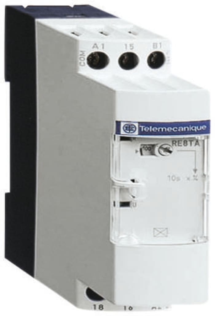 Schneider Electric Zaman Rölesi, SPDT, Vida, Tek Kontaklı, Tekli, SPDT, 110 → 240 V ac, 24 V ac/dc