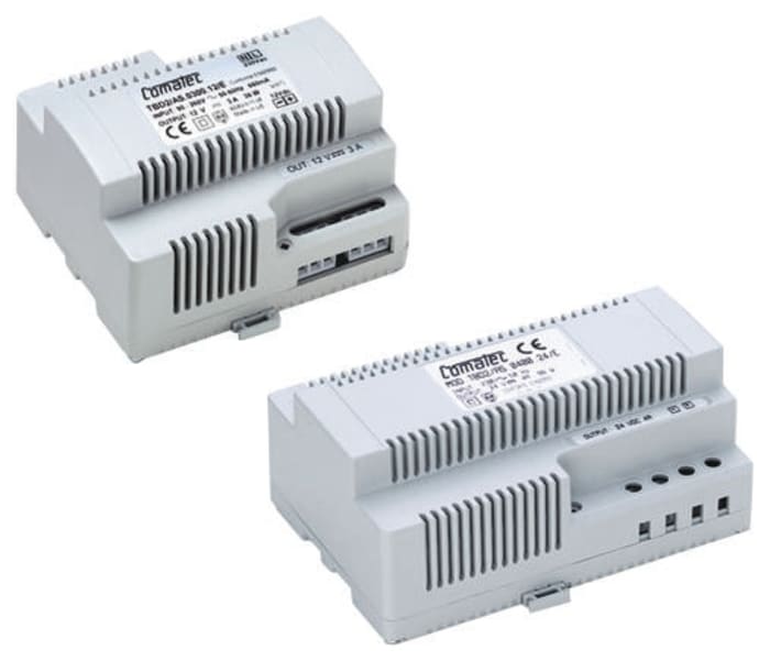 Comatec Switch Mode DIN Rail Panel Mount Power Supply ac Input, 24V dc dc Output, 5A Output, 120W