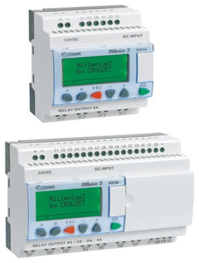 Crouzet Logic Module, 24 V ac Relay, 6 x Input, 4 x Output With Display