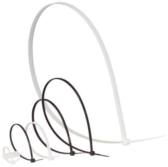 Legrand Cable Tie, 1030mm x 12.6 mm, Natural Nylon, Pk-50