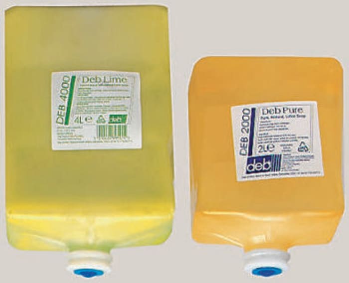 Čistič a mýdlo na ruce, Zelená, vůně: Citrus, 4 L náhradní náplň