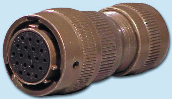 Glenair 4 Way Cable Mount MIL Spec Circular Connector Plug, Socket Contacts,Shell Size 8, MIL-DTL-26482