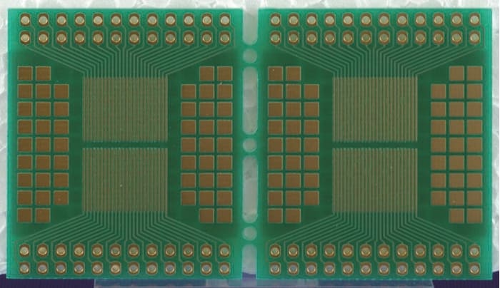 SSP-53 96 Yollu, Çift Taraflı DC Dönüştürücü Kartı, Dönüştürücü Board, FR4, 68.04 x 38.73 x 1mm