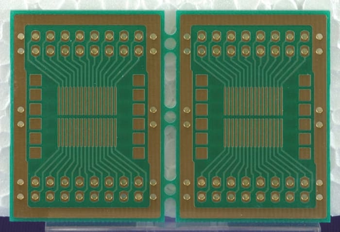 SSP-61 32 Yollu, Çift Taraflı Genişletme Board'u, Dönüştürücü Board, FR4, 36,38 x 55,34 x 1mm