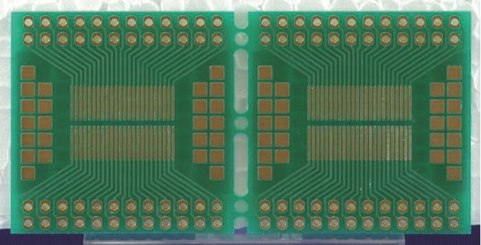 SSP-64 96 Yollu, Çift Taraflı DC Dönüştürücü Kartı, Dönüştürücü Board, FR4, 68,04 x 33,65 x 1mm