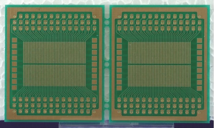 SSP-62, 80 Way Double Sided Extender Board Converter Board FR4 50.17 x 84.55 x 1mm