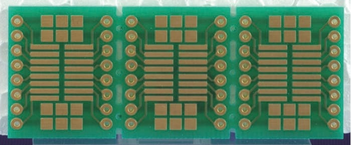 SSP-122 48 Yollu, Çift Taraflı DC Dönüştürücü Kartı, Dönüştürücü Board, FR4, 57,24 x 22,86 x 1mm