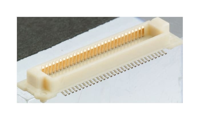 Hirose FunctionMAX FX8 Series Straight Surface Mount PCB Header, 120 Contact(s), 0.6mm Pitch, 2 Row(s)