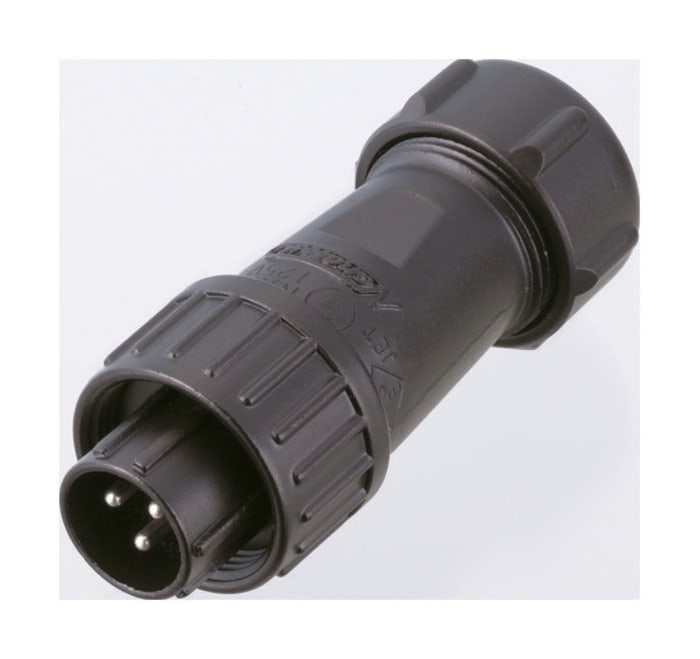 Nanahoshi Kagaku, 12 Contacts, Cable, M8 Connector, Plug, Male, NJW Series