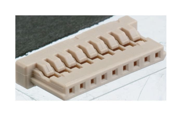 Hirose, DF14 Female Connector Housing, 1.25mm Pitch, 7 Way, 1 Row