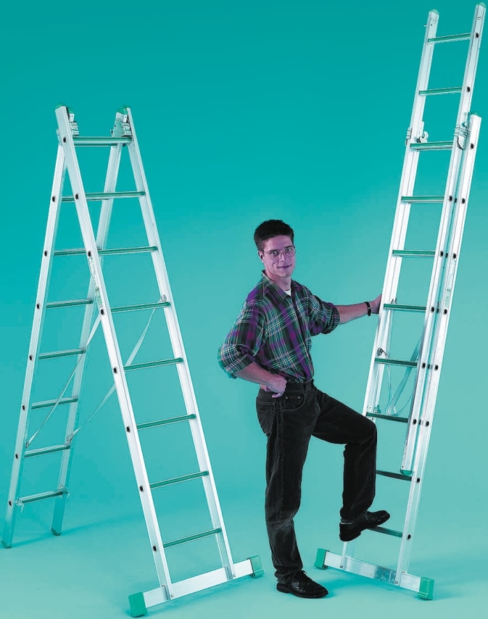 Zarges Ladder 20 steps Aluminium 4.95m open length