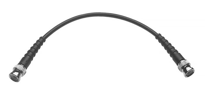 Câble coaxial Telegartner, RG58, BNC, / BNC, 250mm, Noir