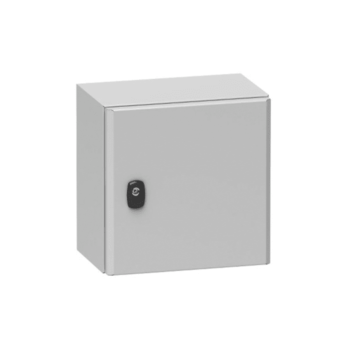 Schneider Electric PanelSet S3D Series Steel Wall Box, IP66, 300 mm x 300 mm x 200mm