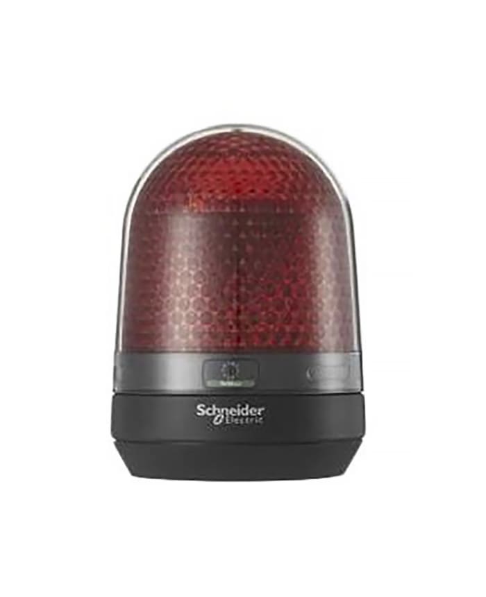 Indicator luminoso y acústico LED Schneider Electric Harmony XVR, 12 → 24 V dc, Rojo, Intermitente, giratorio,