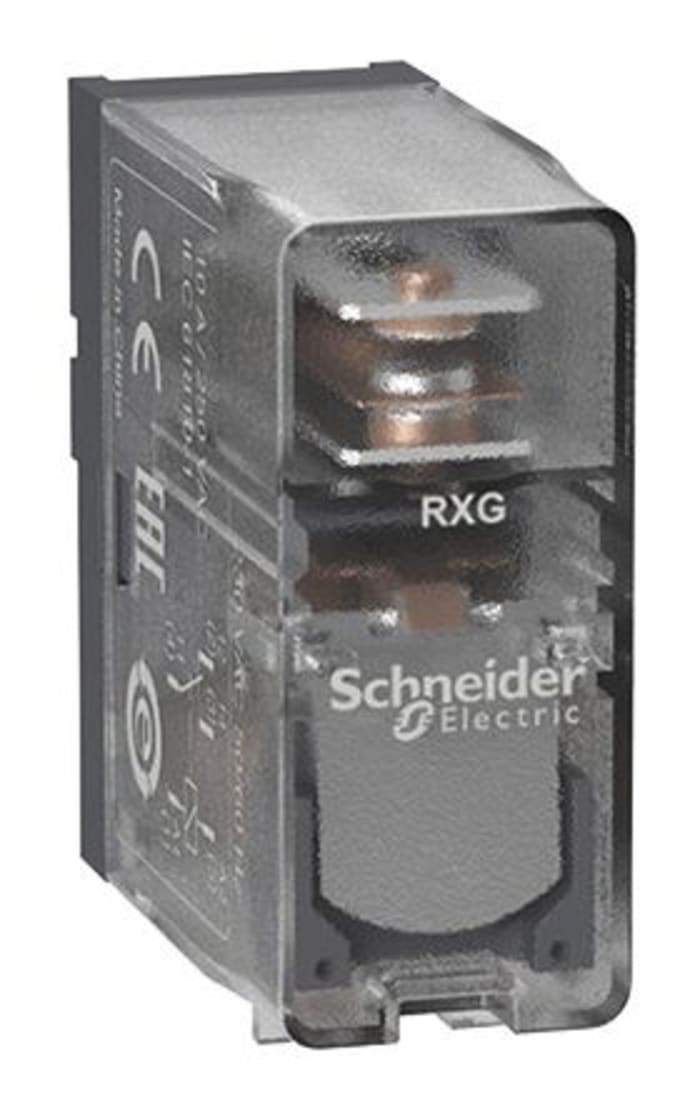 Relais Schneider Electric, 1 RT, bobine 220V c.a. Enfichable 820mW