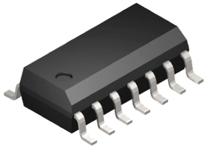 Operační zesilovač MCP6004-E/SL 3 V, 5 V 1MHz, SOIC, počet kolíků: 14 Vstup/výstup rail-to-rail