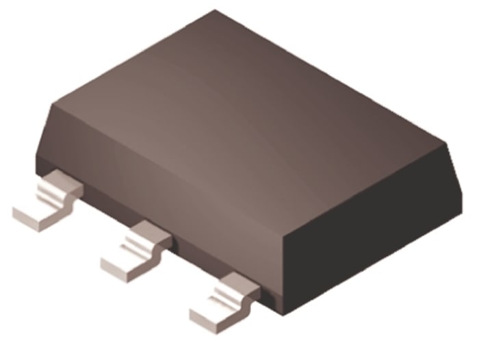 N-Channel MOSFET, 2.8 A, 70 V, 3-Pin SOT-223 Diodes Inc ZXMS6006DGTA