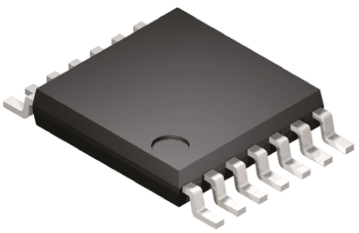onsemi MC74HCT125ADTG, Quad-Channel Non-Inverting3-State Buffer, 14-Pin TSSOP
