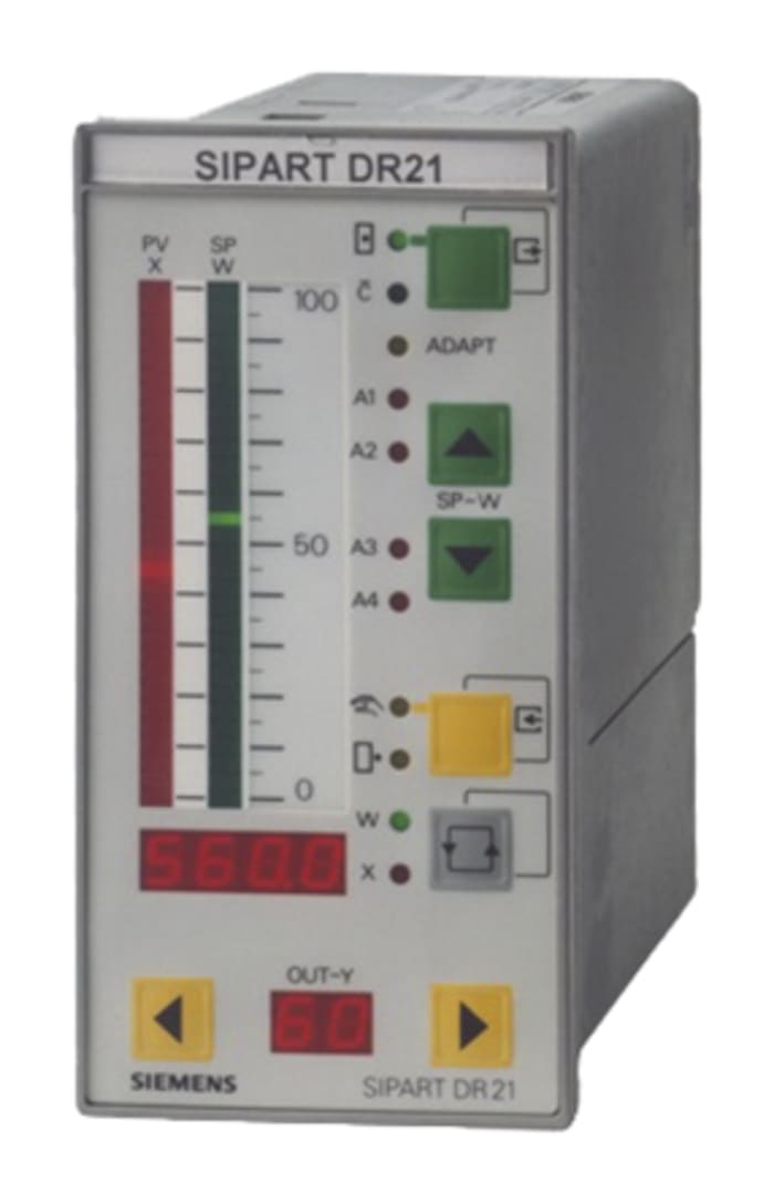 Siemens SIPART DR21 PID Temperature Controller, 72 x 144mm, 115 → 230 V ac Supply Voltage