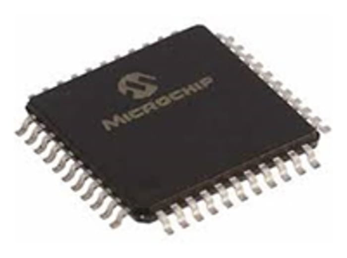 Microchip, 8bit PIC, PIC16F Microcontroller, 20MHz, 14 kB, 256 B Flash, 44-Pin TQFP