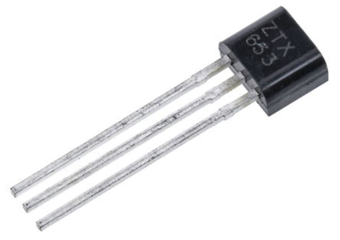 ZTX653 DiodesZetex | Diodes Inc ZTX653 Transistor, 2 A NPN, 100 V