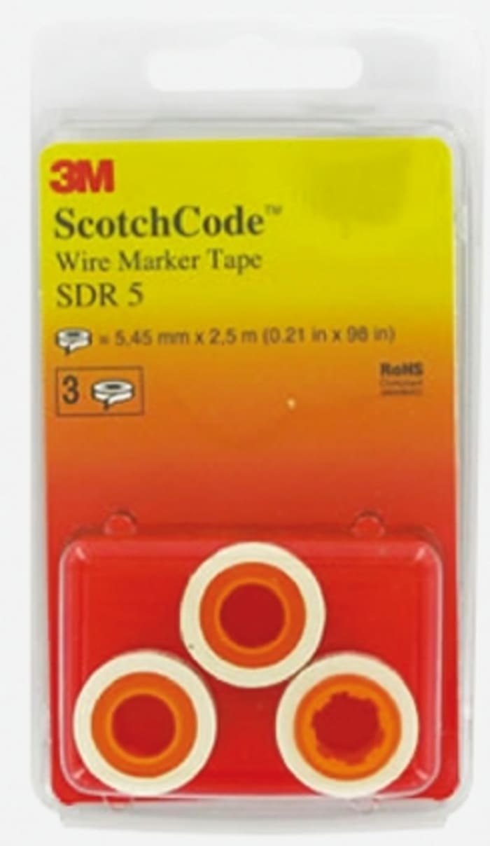 3M Adhesive Cable Markers, Pre-printed "7", SDR 7-89207