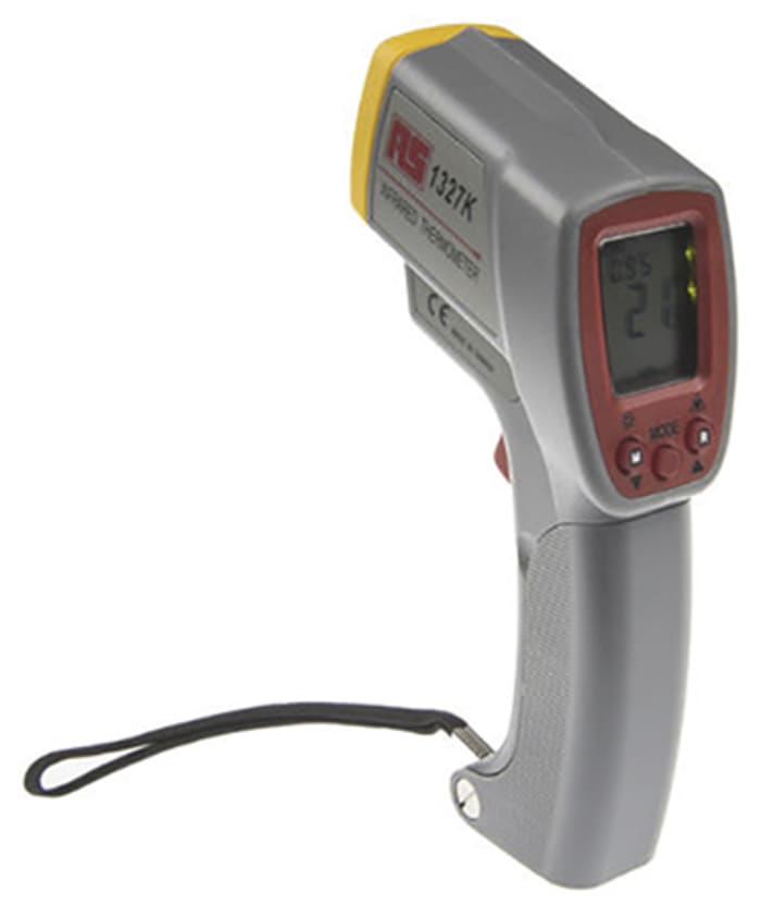 RS PRO Infrared Thermometer, -150°C Min, +1350°C Max, °C and °F Measurements