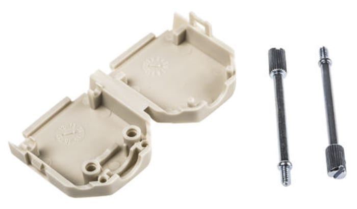 MH Connectors MHDPPK-SLIM Series Polyamide D Sub Backshell, 25 Way, Strain Relief