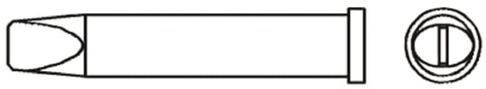 Weller XT D 4.6 mm Screwdriver Soldering Iron Tip for use with WXP120, WP120