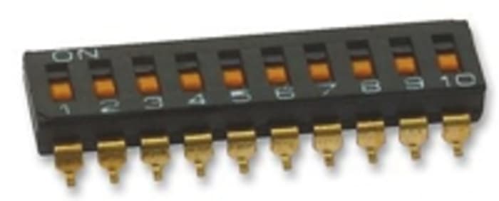 Omron 10 Way Surface Mount DIP Switch 10P
