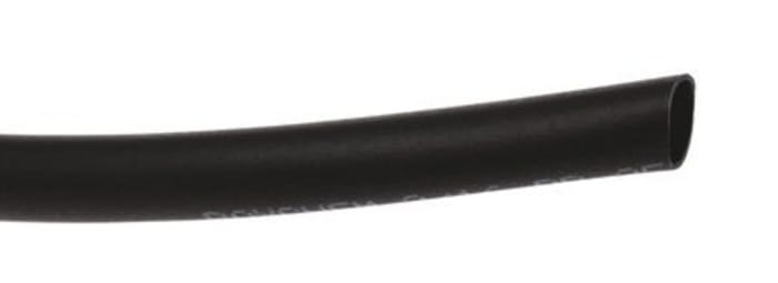 Gaine thermorétractable TE Connectivity, Diam. 4.8mm, Long. 150m, Rétreint 2:1, Noir