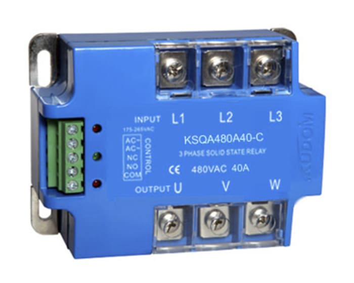 i-Autoc Solid State Relay, 40 A Load, Panel Mount, 530 V ac Load, 265 V ac Control
