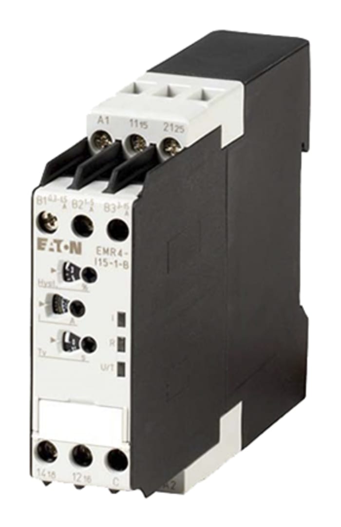 Eaton Current Monitoring Relay, 1 Phase, DPDT, DIN Rail