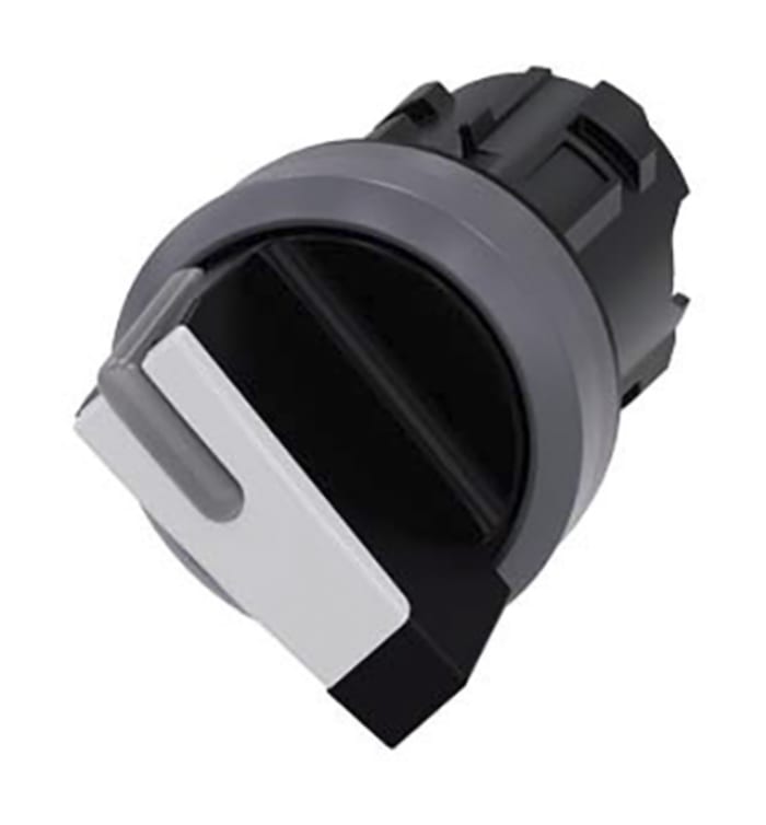 Siemens SIRIUS ACT 3SU10 Series 2 Position Selector Switch Head, 22mm Cutout