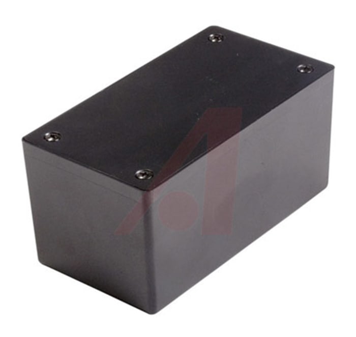 Polycase TS Series Black ABS Enclosure, 101.6 x 54.1 x 50.8mm